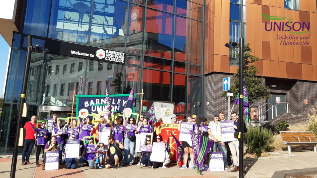 Further strike dates announced at Barnsley College as dispute escalates