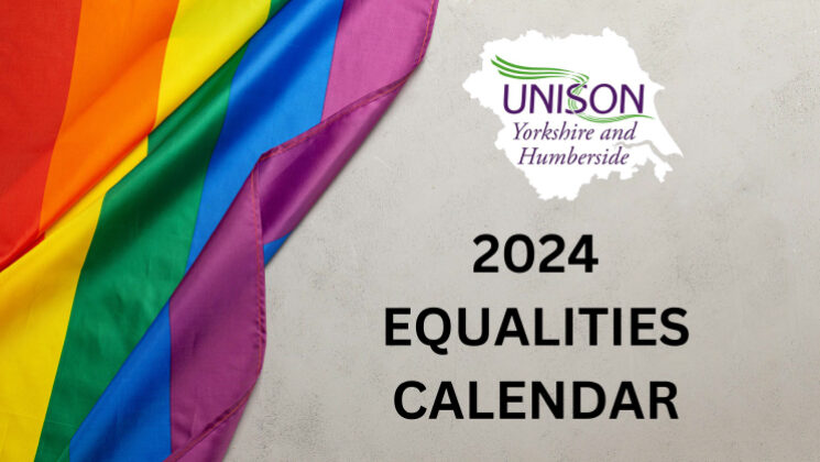 2024 Equality calendar front cover